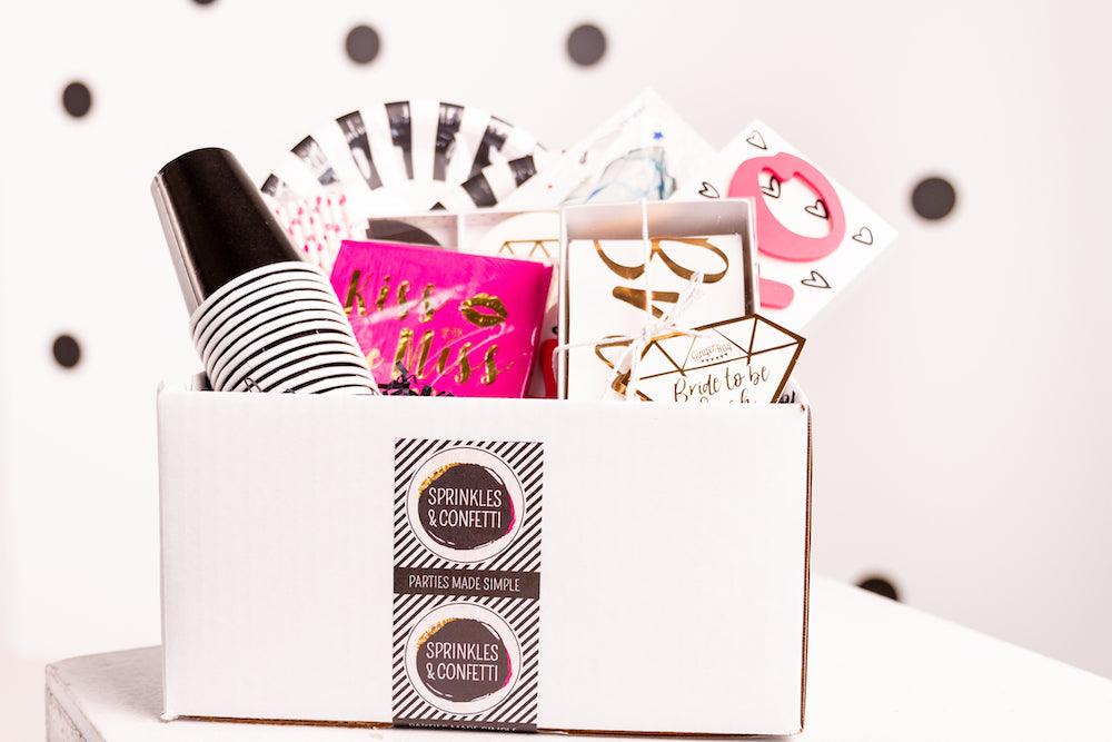 bachelorette party box | bachelorette and bridal party supplies
