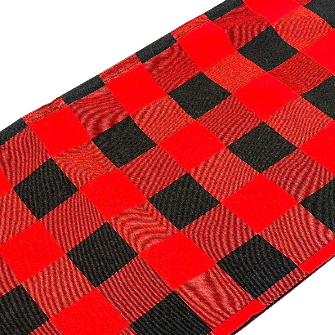 Red Buffalo Check Table Runner