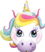 large unicorn party balloon, cute unicorn, birthday party
