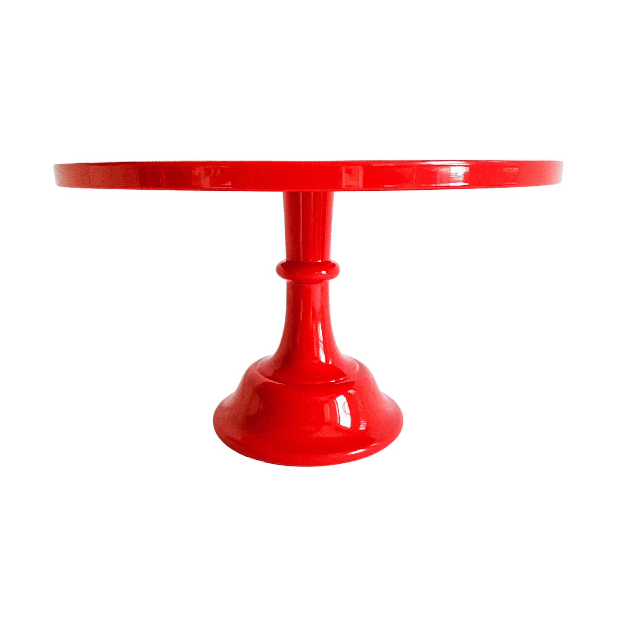 Red Pedestal Cake Stand