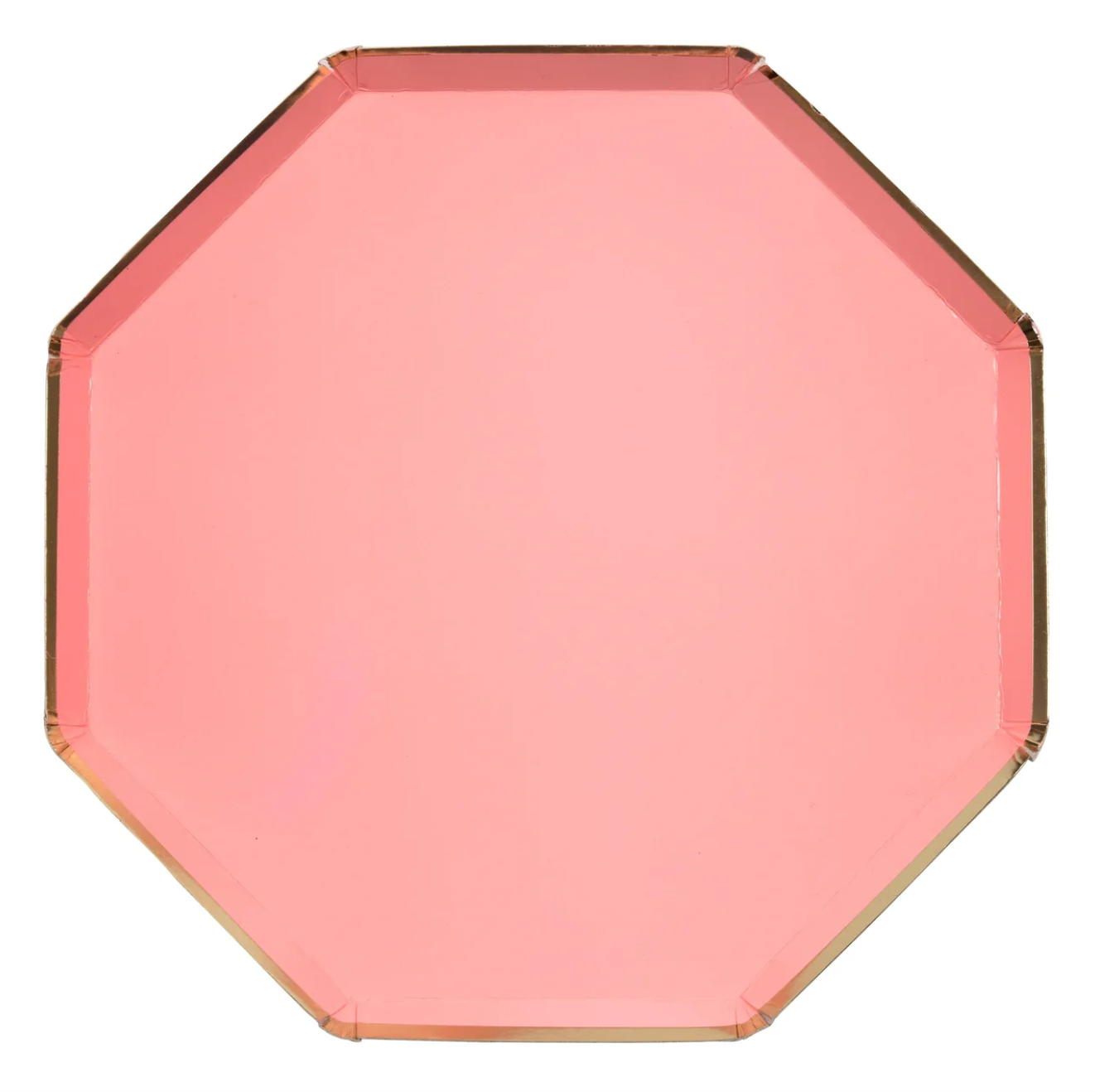Neon Coral Simply Solids Dinner Plate