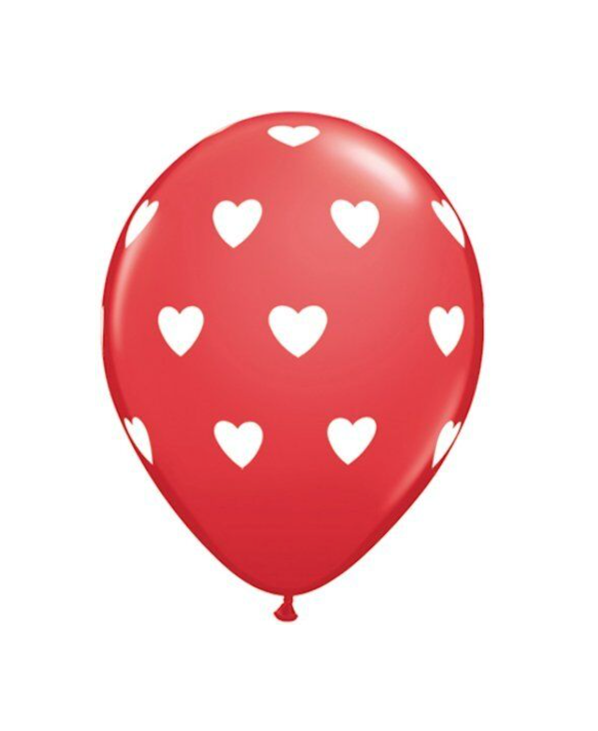 11" Hearts Valentine Latex Balloon (10 pack)