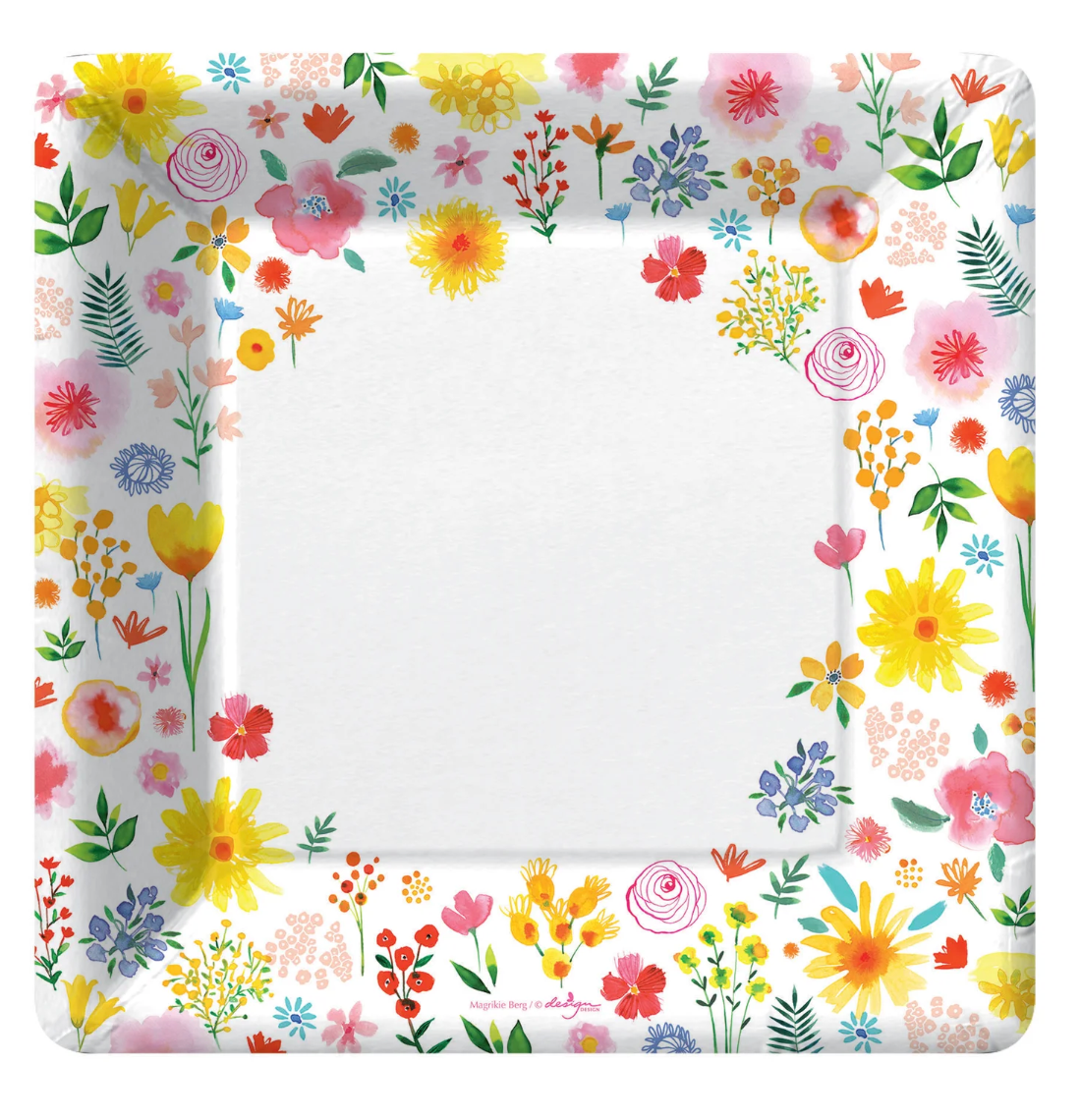 Floral Splash Dinner Plate