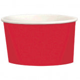 short solid red snack & treat cup great for birthdays | graduations and parties 