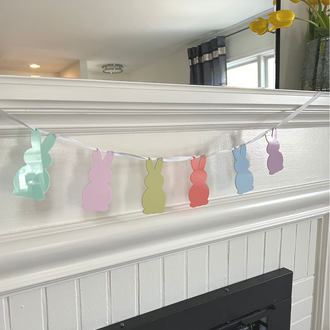 Pastel Easter Bunny Garland