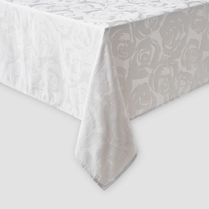 White Rose Kate Spade 60 x 102in Tablecloth