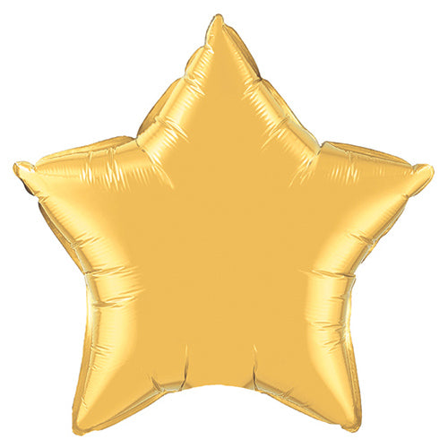 20" Gold Star Balloon