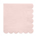 pink scalloped edge napkin 