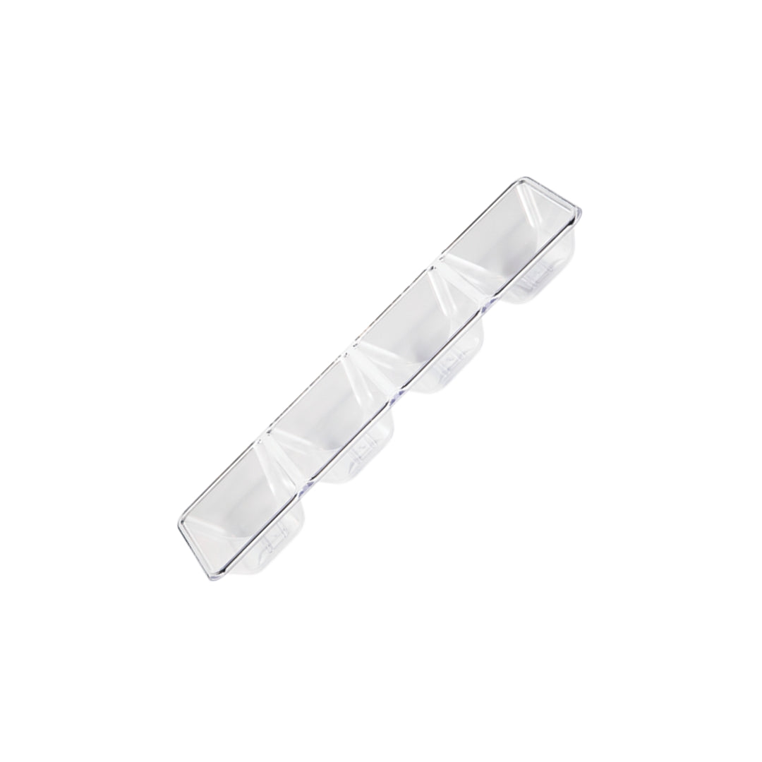 Clear Compartment Serving Tray
