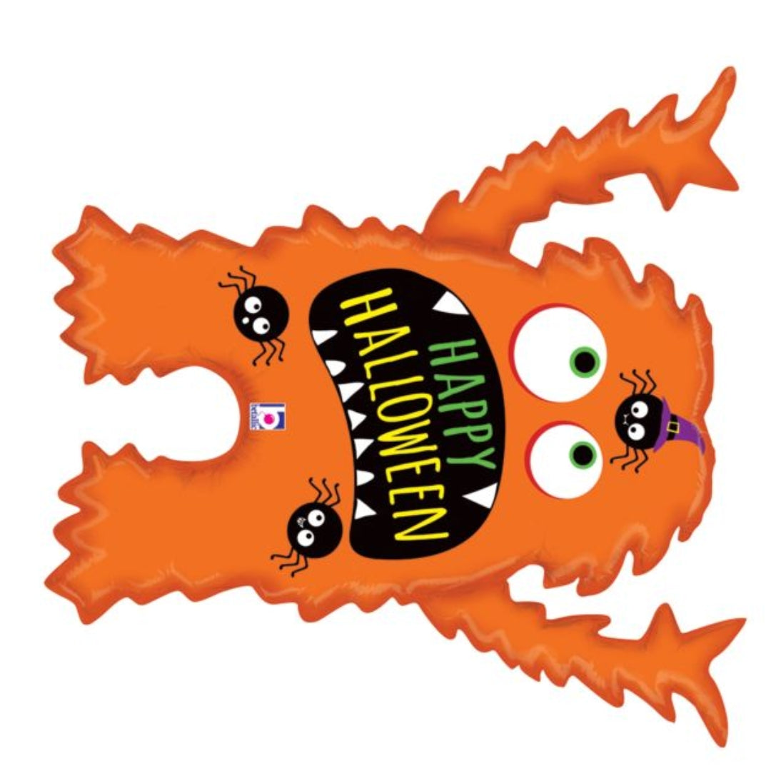 Friendly Halloween Monster Balloon – 37" Party Decoration with Festive Design & Spooky Cheer