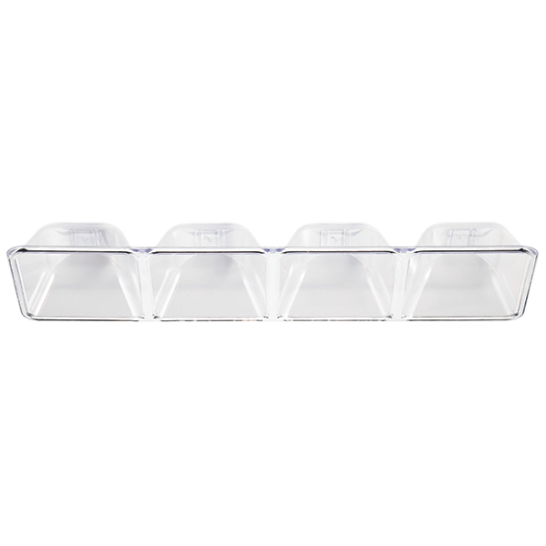 Clear Compartment Serving Tray