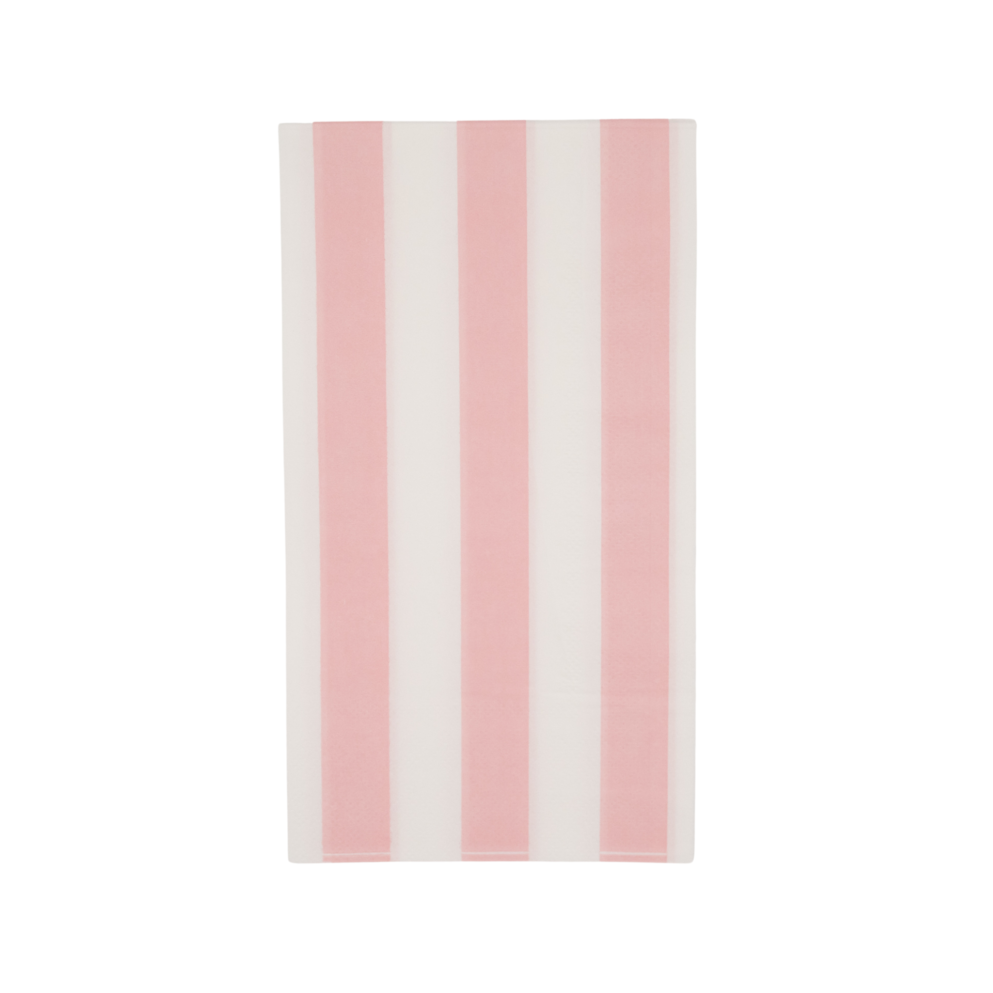 Classic Cabana Stripe Party Napkins – Pale Pink, 3-Ply Paper, 20 Count