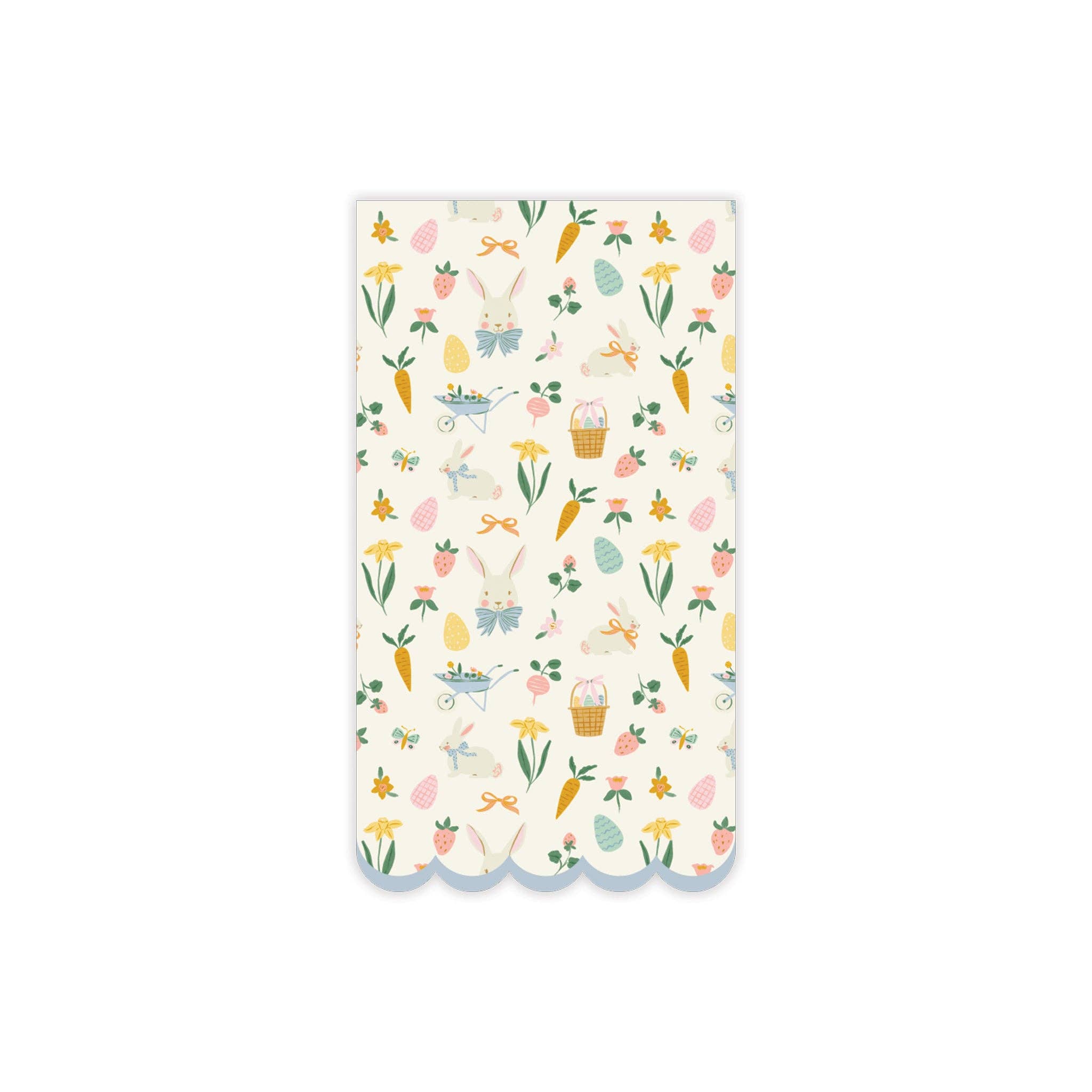 Easter Bunny & Spring Pattern Dinner Napkin