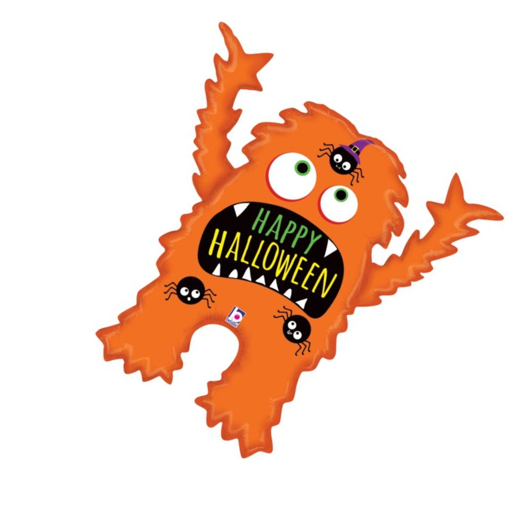 Friendly Halloween Monster Balloon – 37" Party Decoration with Festive Design & Spooky Cheer