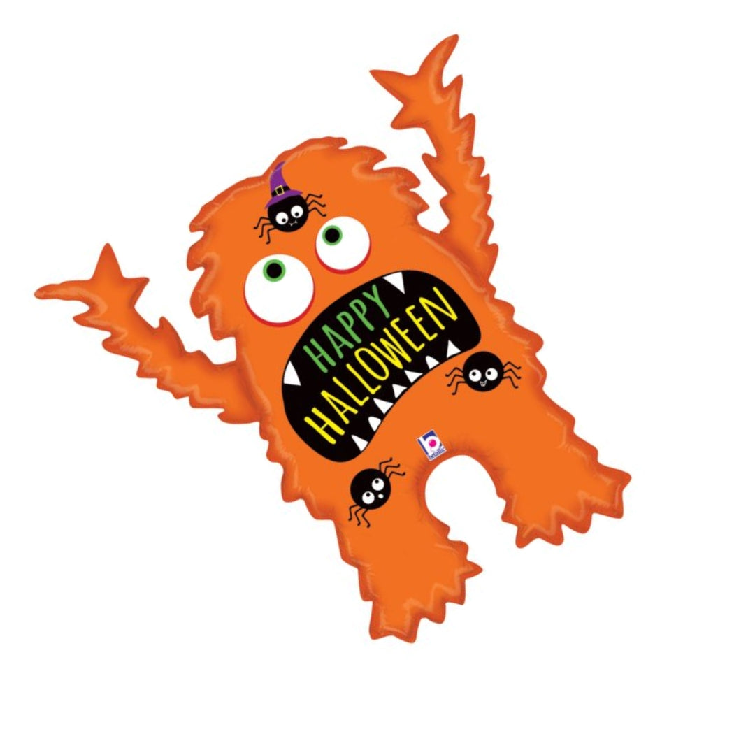 Friendly Halloween Monster Balloon – 37" Party Decoration with Festive Design & Spooky Cheer