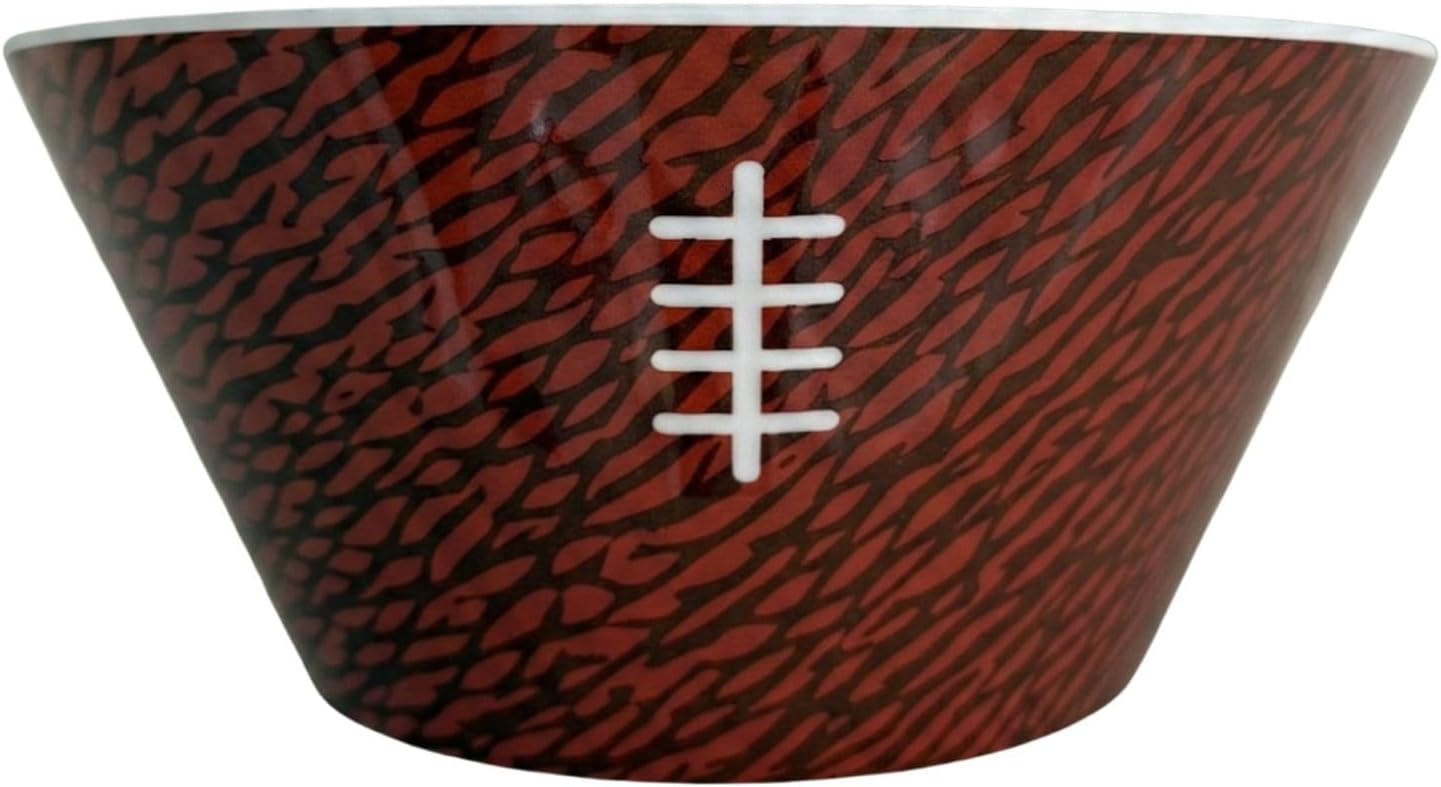 Brown Football Snack & Serving Reusable Melamine Bowl