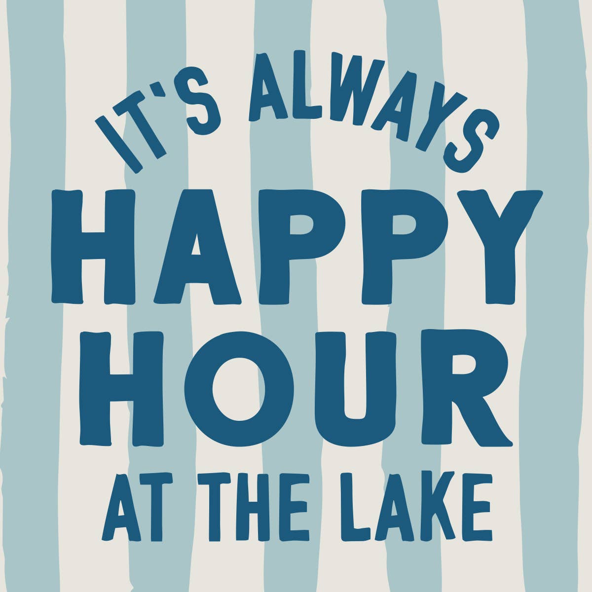Happy Hour At The Lake  Cocktail Napkin (20 count)