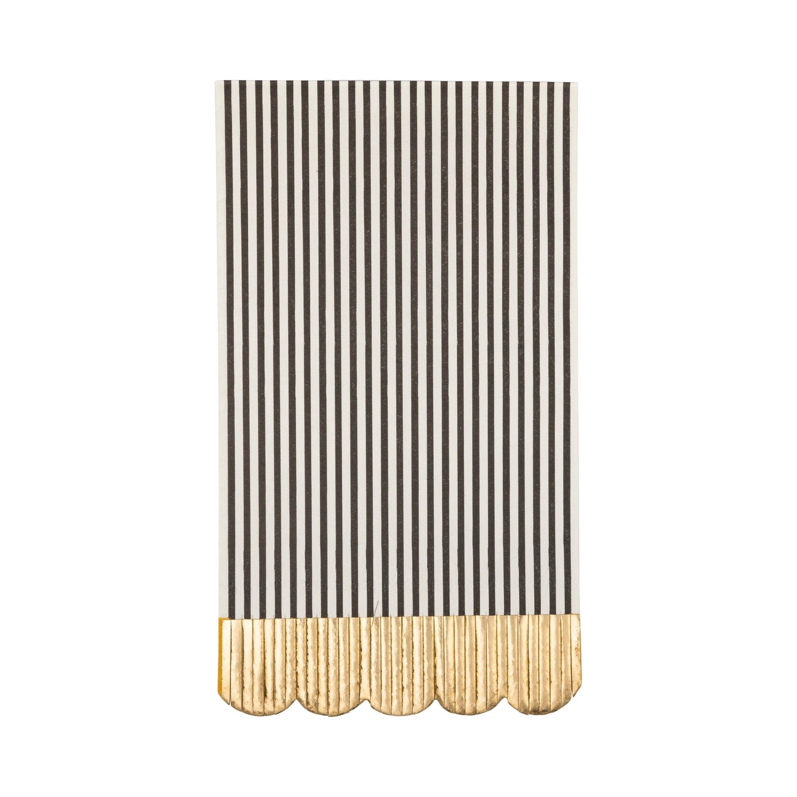 Black & White Striped Napkin for Graduation & Parties