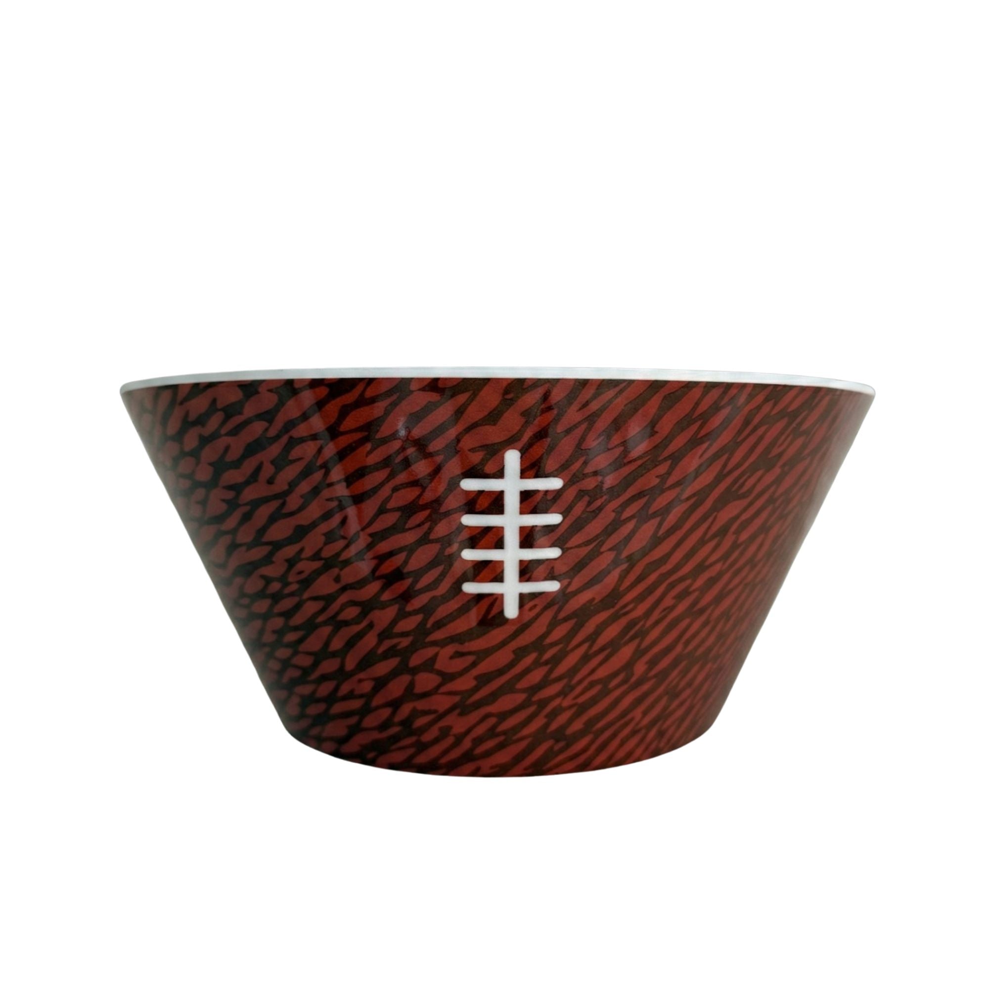 Brown Football Snack & Serving Reusable Melamine Bowl