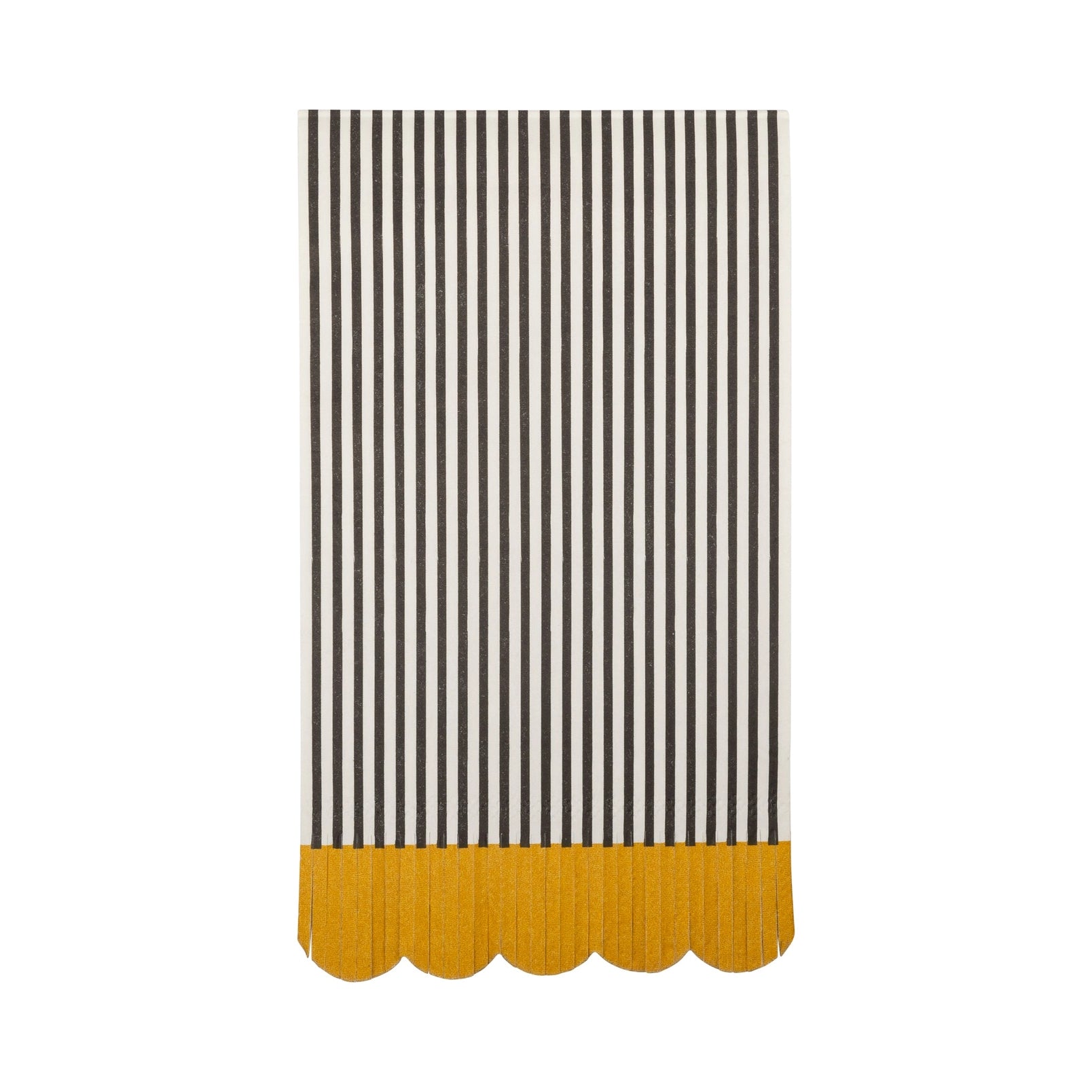 Black & White Striped Napkin for Graduation & Parties