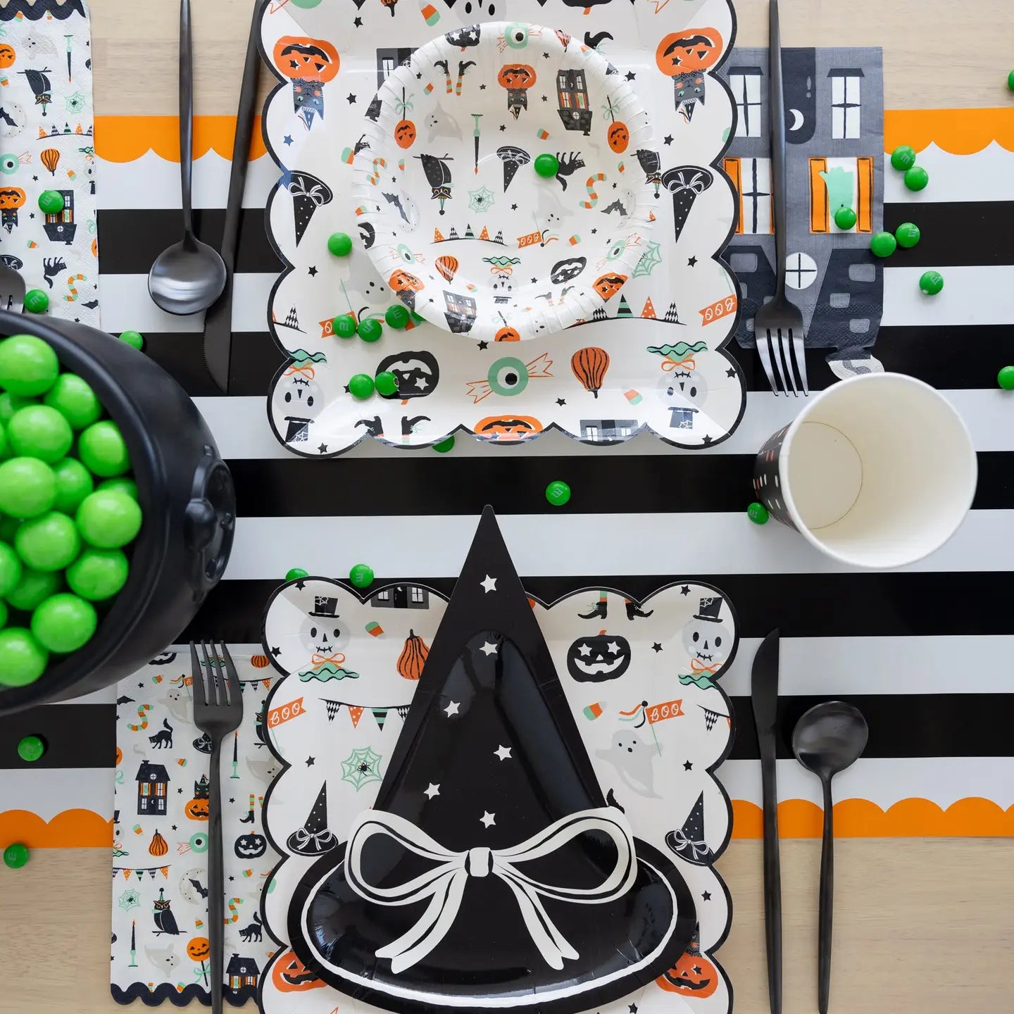 Halloween All Over Print - Paper Bowl 8 Pack