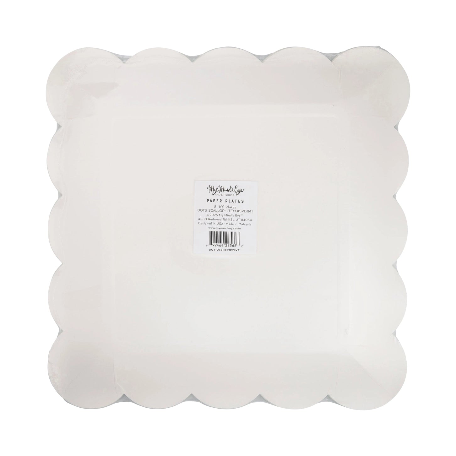 Festive Green Polka Dot Party Plates for St. Patrick's Day - 8ct