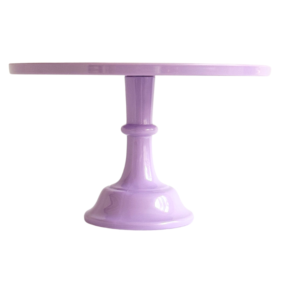 Light Purple Melamine Pedestal Cake Stand