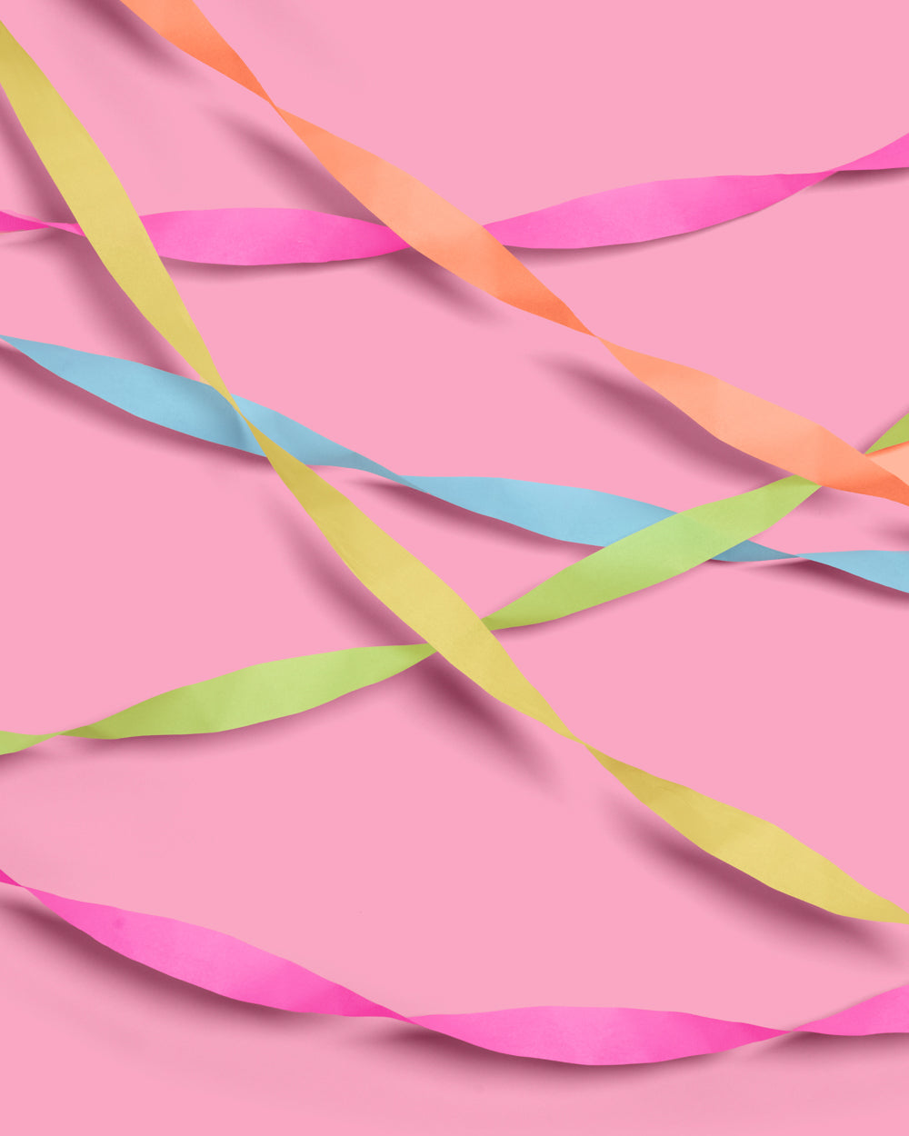 Sorbet Color | Bright Crepe Party Streamers