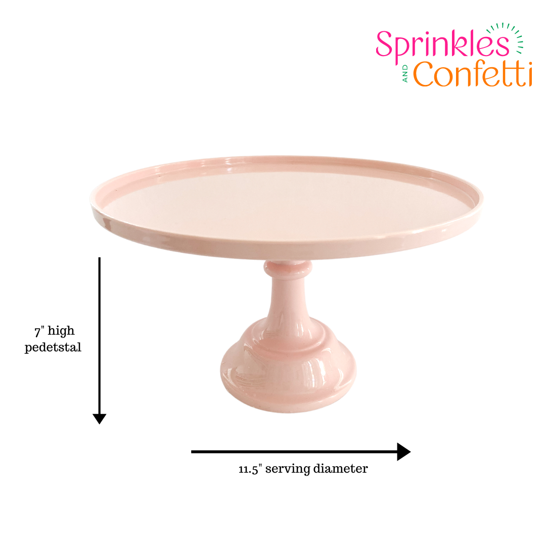 Light Pink Pedestal Cake Stand