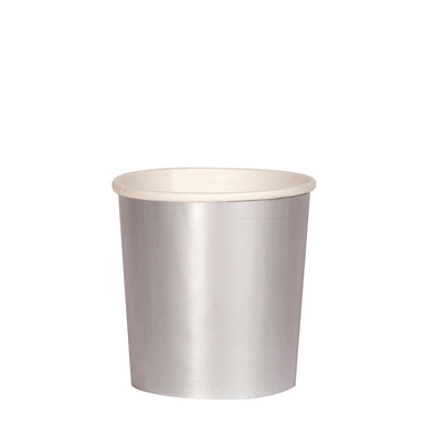 silver paper tumbler cup 