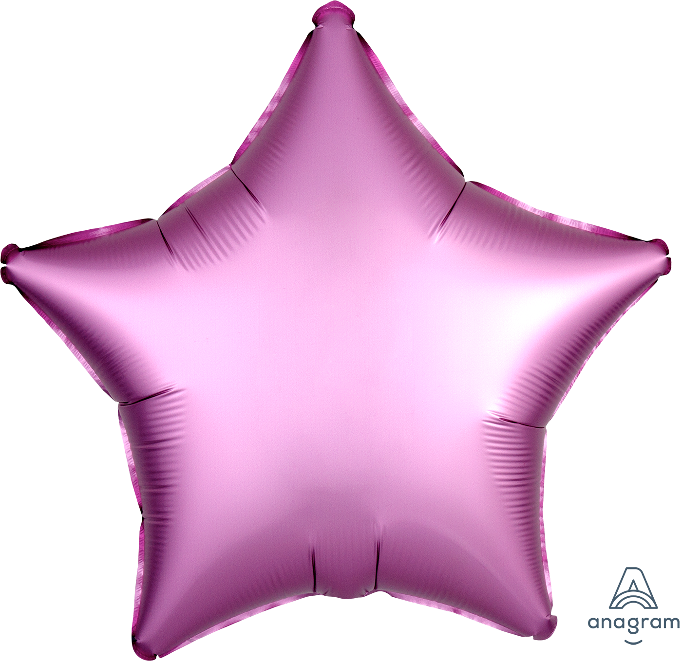 18"-solid-satin-luxe-flamingo-pink-star-balloon