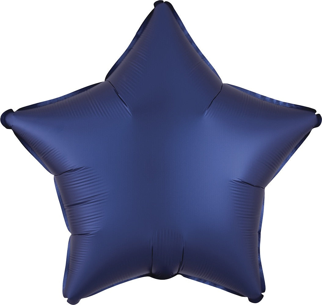 19" Luxe Navy Star Balloon