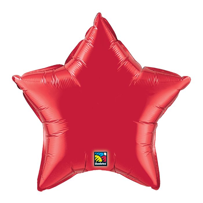 19" Red Star Balloon