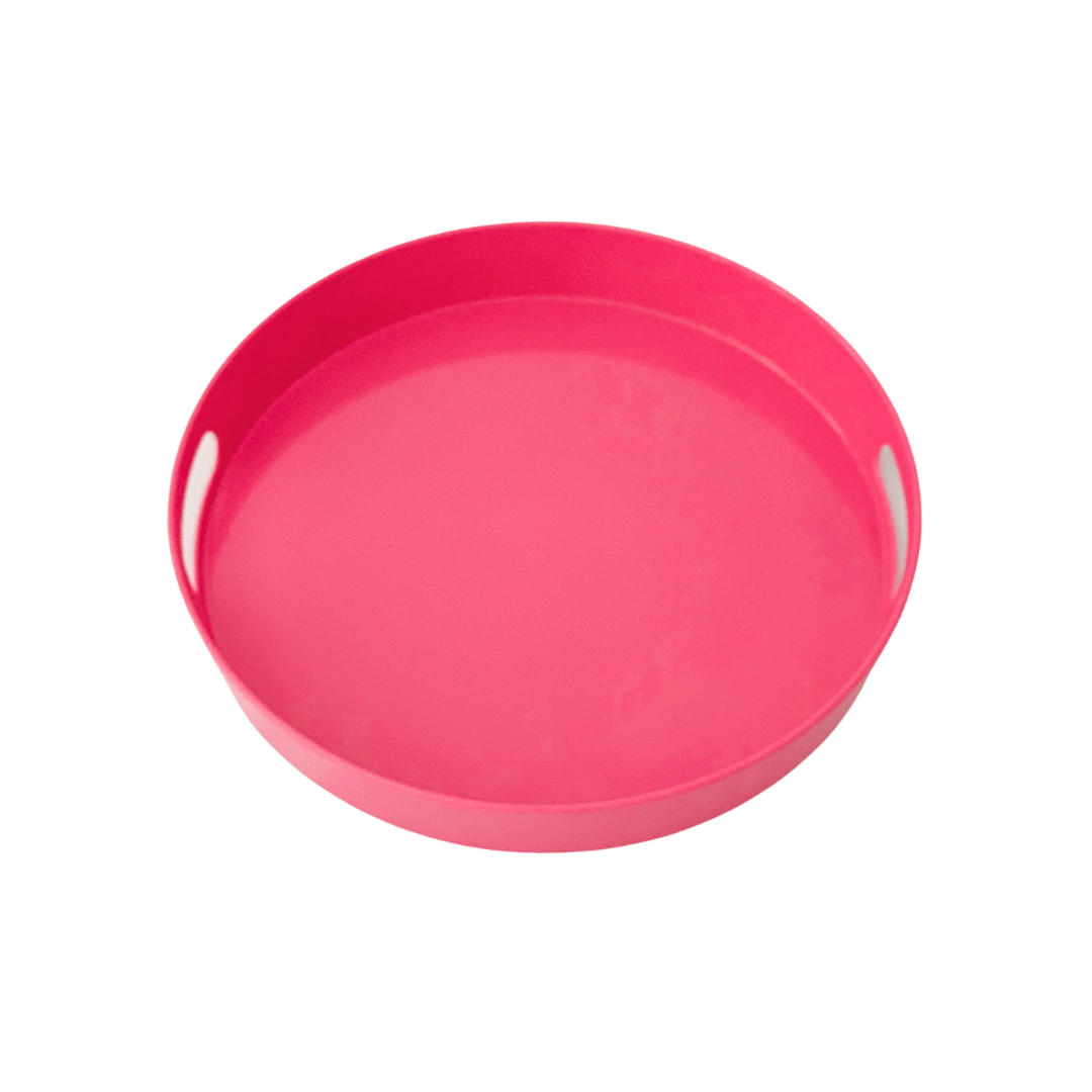 Hot Pink Party Decorative Serving Tray
