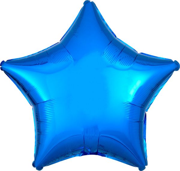 19" Dark Blue Star Balloon