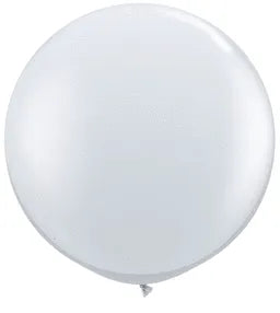 36" Jumbo Latex Balloon Diamond Clear