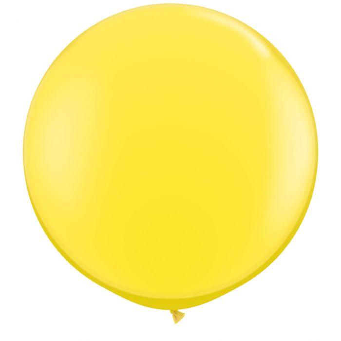 36" Jumbo  Latex Balloon Yellow