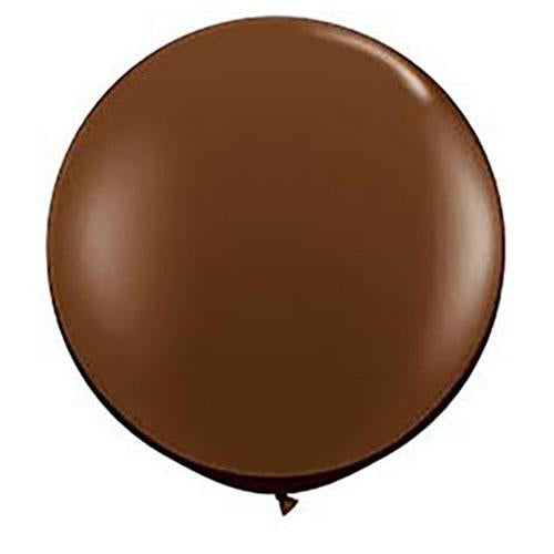 36" Jumbo Latex Balloon Chocolate Brown