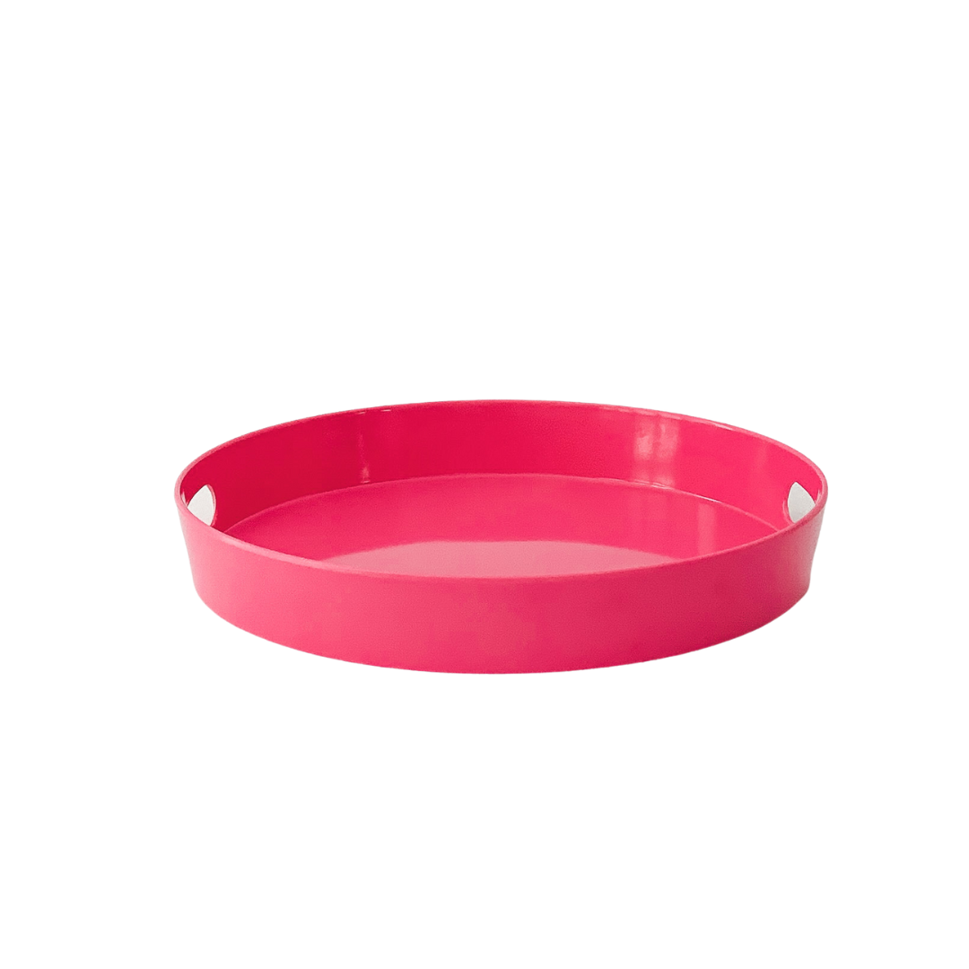 Hot Pink Party Decorative Serving Tray
