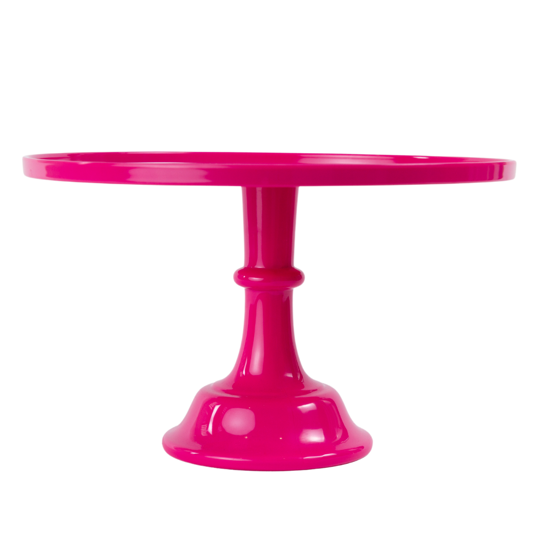 Melamine Hot Pink Pedestal Cake Stand | Plastic Cake Display | Cupcake ...