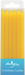 12 yellow slim candles
