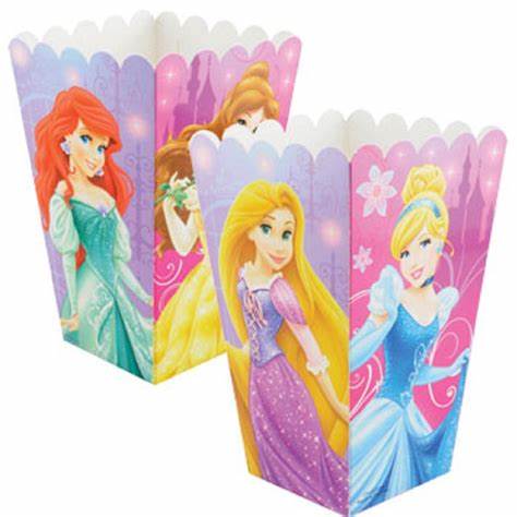 Disney Princess Snack | Popcorn Boxes