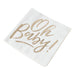GOLD FOIL OH BABY! BABY SHOWER NAPKINS