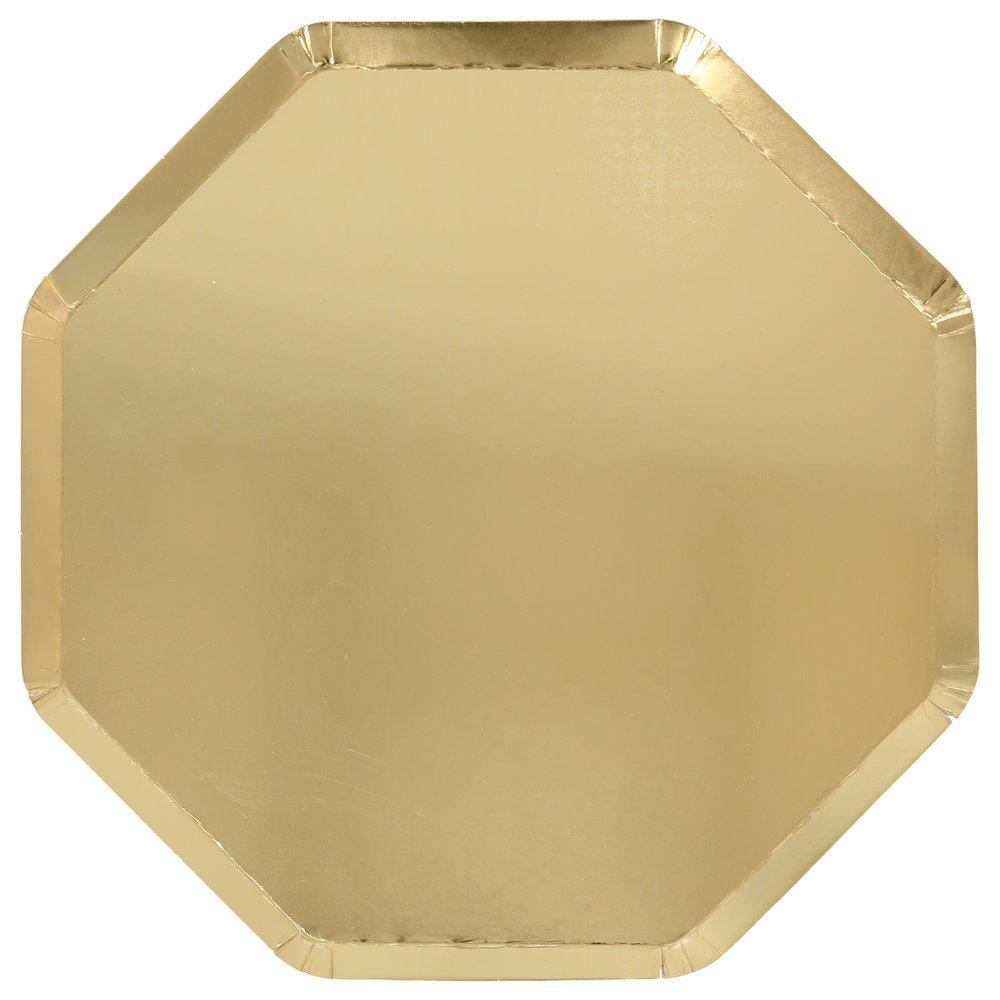 Gold Simply Solids Dinner Plate