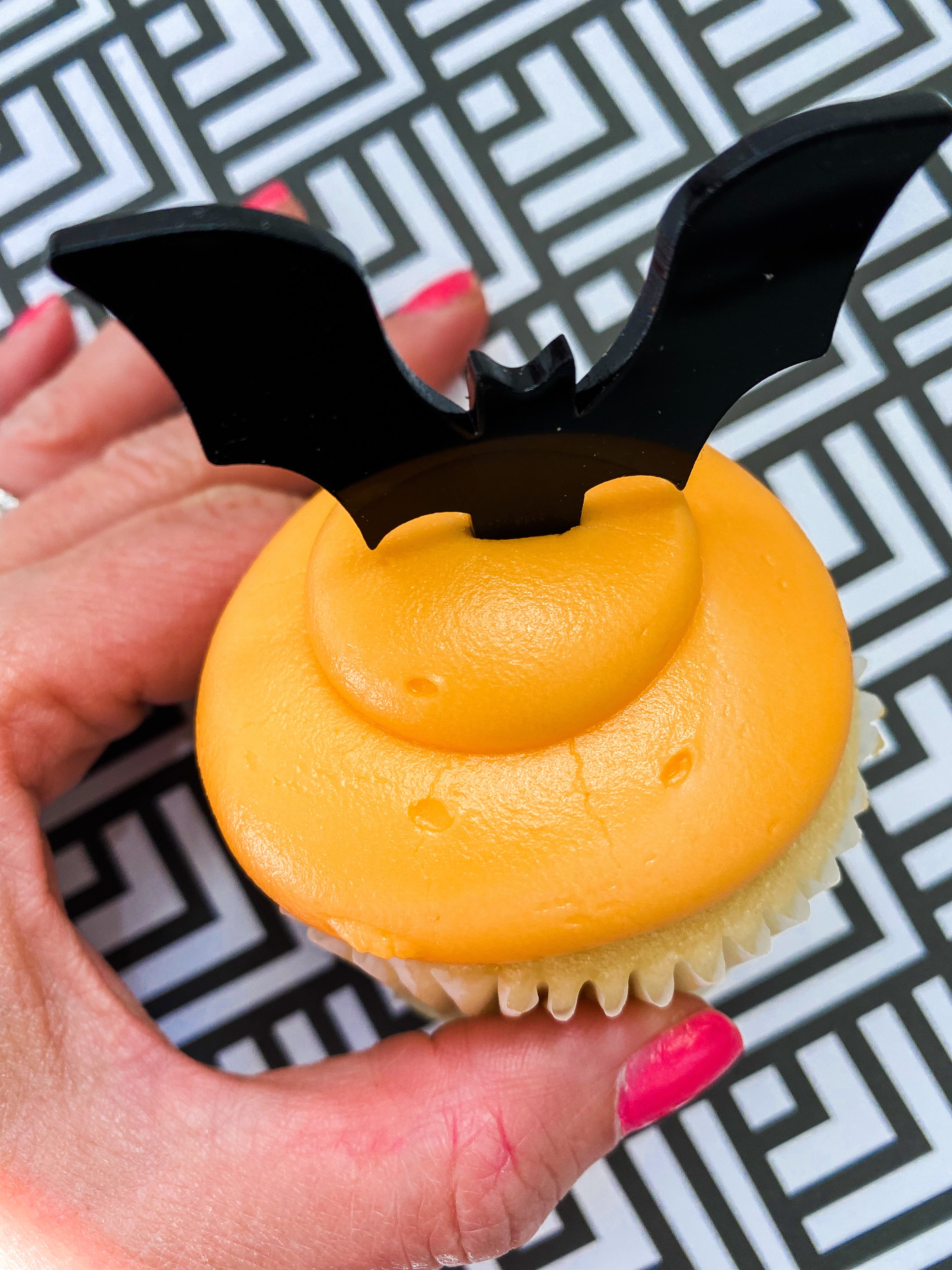 Halloween Bats Cupcake Toppers