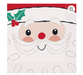 Red and white jolly Santa holiday napkins 
