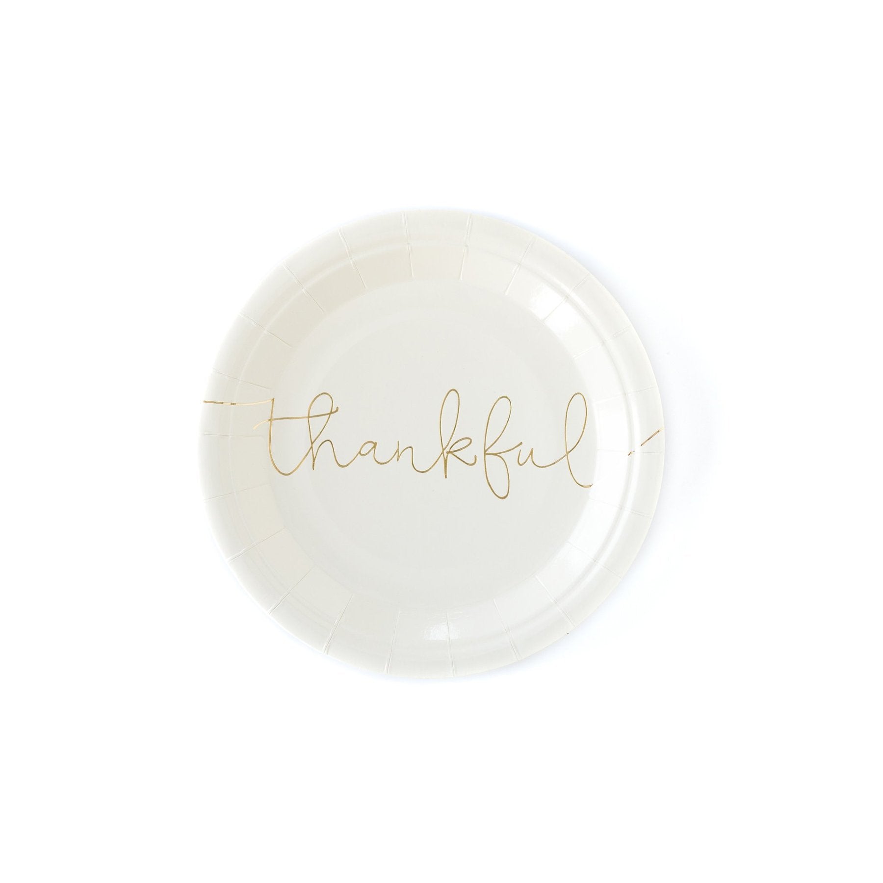 Thankful & Grateful Thanksgiving Plate