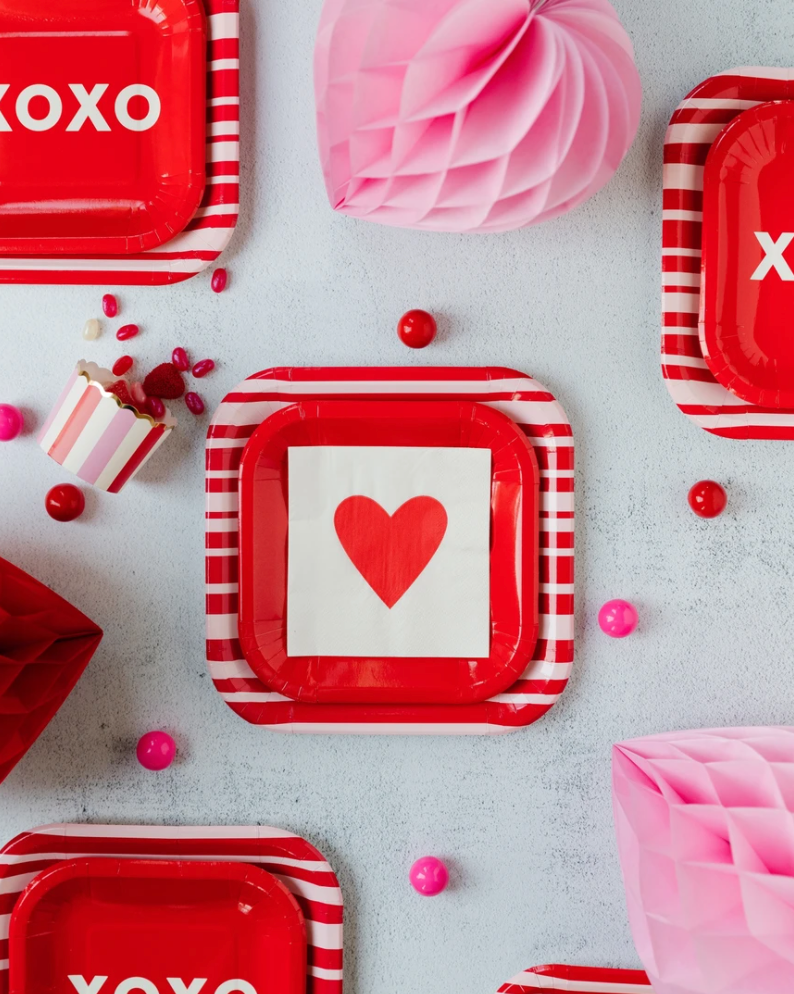 XOXO Valentine's Plate