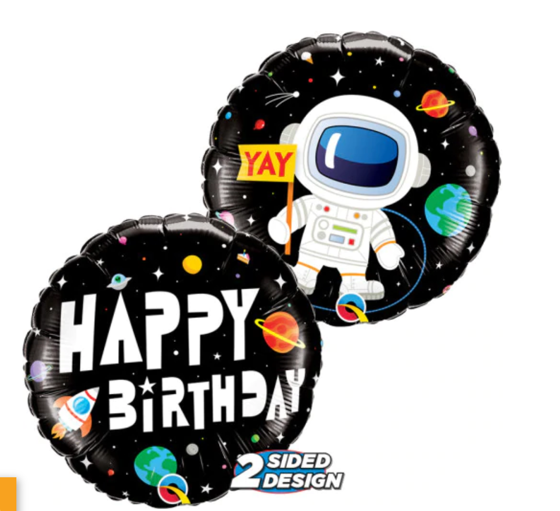 18" Space Birthday Balloon