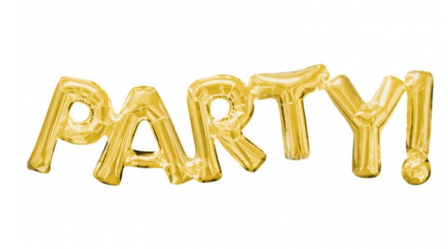Gold Air-Fill Party Balloon